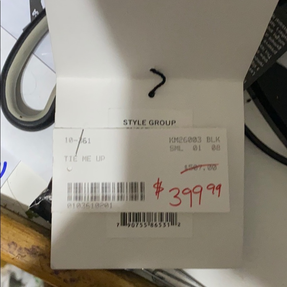 Kenneth Cole black leather zip up trench coat S - Picture 10 of 11